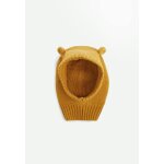 Cagoule bb en tricot charly camel