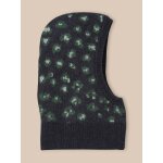 Cagoule laine et mohair fille marine / vert