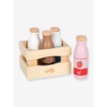 Caisse de boissons lact�es fresh en bois small foot� multicolore