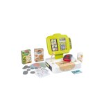 Caisse enregistreuse �lectronique smoby avec calculatrice, micro et lecteur code - barres �ducatif � ...