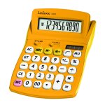 Calculatrice de bureau jaune 10 chiffres avec �cran � angle ajustable jaune