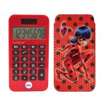 Calculatrice de poche miraculous avec couvercle de protection, fonctions classiques et volues,  piles ...