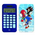 Calculatrice de poche sonic avec couvercle de protection, fonctions classiques et volues,  piles et ...