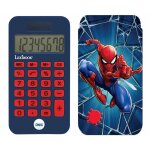 Calculatrice de poche spiderman avec couvercle de protection, fonctions classiques et volues,  piles ...