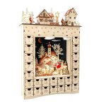 Calendrier de l'avent rve hivernal beige