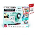 Cam�ra projecteur avec film et photos - video creator turquoise