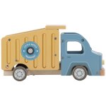 Camion - benne en bois jaune, bleu, �cru