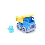 Camion benne �cologique avec figurine jouet de chantier en plastique recycl� blue; yellow