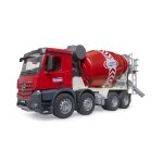 Camion - b�tonni�re mb arocs rouge