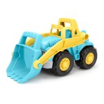 Camion chargeur cologique jouet de chantier en plastique recycl blue; yellow