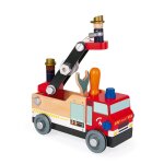 Camion pompiers brico'kids rouge