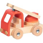 Camion de pompiers avec �chelle rouge rouge