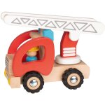 Camion de pompiers avec �chelle rouge