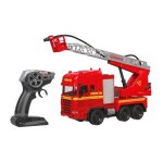 Camion de pompiers racer r / c avec son et lumi�re 2. 4ghz rouge