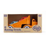 Camion porte voitures orange