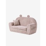 Canap� chauffeuse ours velours beige
