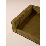 Canap� velours chien grand bronze
