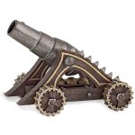 Canon médiéval pour figurine marron Canon médiéval pour figurine marron