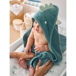 Cape de bain + gant dragon vert Cape de bain + gant dragon vert