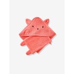 Cape de bain + gant de toilette bio * rose