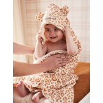 Cape de bain gaze de coton personnalisable lovely lo noisette