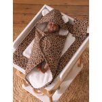 Cape de bain poupon personnalisable vertbaudet x envie de fraise