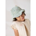 Capeline b�b� en gaze de coton anaelle kaki