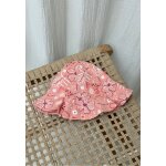 Capeline b�b� en gaze de coton santa giulia orange