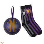 Capsule de no�l chaussettes acad�mie nevermore - mercredi violet