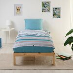 Caradou parure de lit + couette enfant ritmo bleu clair