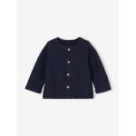 Cardigan basics 100% coton marine