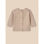 Cardigan b�b� - coton biologique beige chine