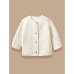 Cardigan b�b� en coton biologique ecru