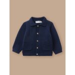 Cardigan col polo b�b� marine