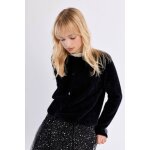 Cardigan duveteux noir