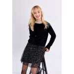 Cardigan duveteux noir