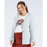 Cardigan de grossesse en maille abelha gris perle