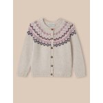 Cardigan jacquard bordeaux Cardigan jacquard bordeaux