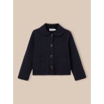 Cardigan en maille milano fille - collection junior marine