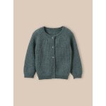 Cardigan en maille perl�e b�b� laine et mohair tilleul