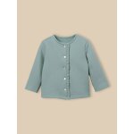 Cardigan en molleton b�b� - coton biologique celadon