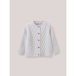 Cardigan  torsades ecru