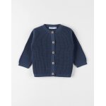 Cardigan en tricot coton bleu