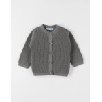 Cardigan en tricot coton gris