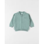 Cardigan en tricot turquoise