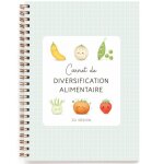 Carnet de diversification alimentaire vert, orange, rouge