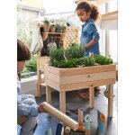 Carr potager en bois beige