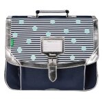 Cartable 38 cm les fantaisies 2 compartiments a4 24x32 cm bleu