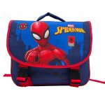 Cartable 38x14x33cm gar�on spiderman bleu