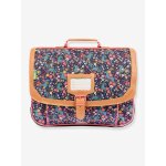 Cartable alba fleurs et licornes les fantaisies tann's 38 cm marine